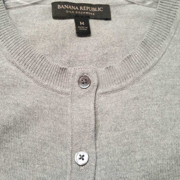 Silk Cashmere Sweater Cardigan - Picture 7 of 7